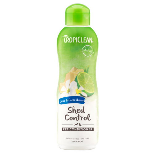 TropiClean Lime & Cocoa Butter Shed Control Conditioner for Pets, 20oz 1